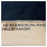 Black Knit Non-Medical Face Masks Bulk