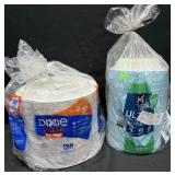 186ct. Bag of Dixie 10ï¿½ Ultra Paper Plates