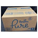 108ct. Box of Pampers Pure Size 6 Diapers