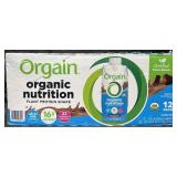 12-11 fl oz Orgain organic plant protein shake,