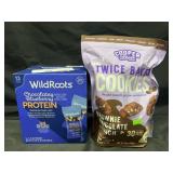 12-1.75 oz Wild Roots protein trail mix pouches,