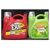 1.56 gal. Era detergent & 1.12 gal. Gain fabric