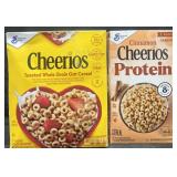2-1 lb 4.35 oz boxes of Cheerios cereal & 2 lb 6