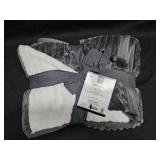 Ribbed throw blanket 60x70'