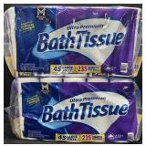 90 large rolls of Ultra Premium Bath Tissue