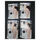 4- Women's size Large cotton briefs 5 per pack.