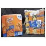 Lance peanut butter cheese crackers 40 packs.