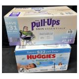 108ct. Box of Huggies Pull-Ups Skin Essentials