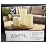 3-Pack LED Flameless Candles
