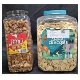 Peanut butter filled pretzels 44oz. Animal