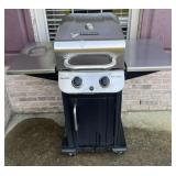 Char-Broil 2 burner grill, with propane tank