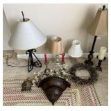 group of lamps & decorative accessories