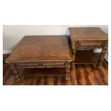 Hollywood Regency-style faux bamboo and rattan