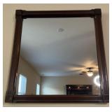 Wall mirror, 34' x 36' high