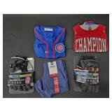 Boy's size 8 shirts, shorts anf Hurley beanie and