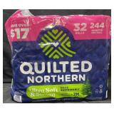 32 rolls of Quilted Northern bath tissue
