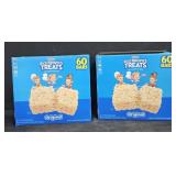 2- Rice Krispies treats 60 bars each
