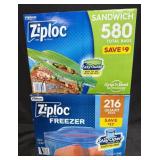580ct. Box of Ziploc Sandwich Bags