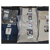 Men's size 40x30 pants and size 40 shorts. New w/