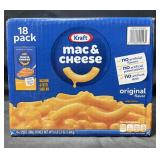 18 pack Kraft Mac & cheese