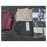 Women's size Large blazer, pants, cardigan and