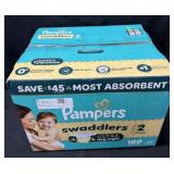 180ct. Box of Pampers Swaddlers Ultra Size 2