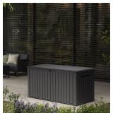 (MSRP: $130) Keter 170 Gal. Resin Deck Box Large