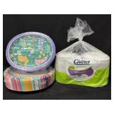2- Packs of Decorative Oval Paper Plates