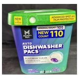 110ct. Tub of Auto Dishwasher Pacs