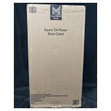 Square Tall Planter dark cedar