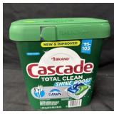 103ct. Tub of Cascade Total Clean Shine Boost