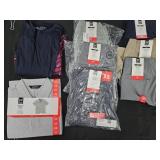 Men's size X-Small shorts, pajama set and polo