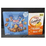 42-1.175oz bags of Chex Mix & 66oz cheddar