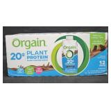Orgain chocolate protein shakes 12 count 11oz