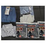 Men's size Small fleece joggers, shirt, boxer