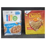 Cereal: Life 62oz. Honey Nut Cheerios 48oz