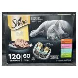 120-1.32oz packs Sheba cuts in gravy cat food