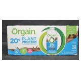 Orgain chocolate protein shakes 12 count 11oz