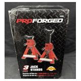 2- Pro Forged 3-Ton Jack Stands