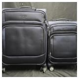 Samsonite Rolling luggage w/ carry on. Navy