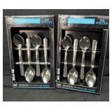 2- 36ct. Boxes of Stainless Steel Teaspoons