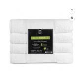 Commercial Hospitality Bath Towels, 8-Pack, White