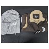 Men's size Small Lee vest and zipper hoodie. Vest