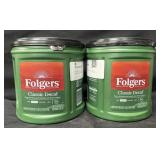 2-28.8 oz Folgers classic decaf medium roast