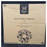 26ï¿½ Floral Wreath lemon