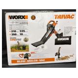 WORX TriVac Blow-Mulch-Vac, Used, Untested
