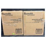 2- 8ct. Boxes of Reynolds Kitchens Roaster Baker