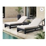(MSRP $1,499.00) Palmero Chaise Lounge Set with