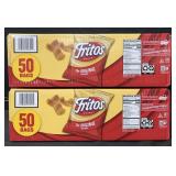 100-1oz bags of Fritos original corn chips