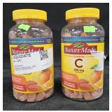 2- Nature Made Vitamin C gummies 200 count each
